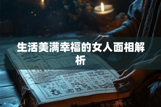 生活美满幸福的女人面相解析 生活美满幸福的女人面相解析