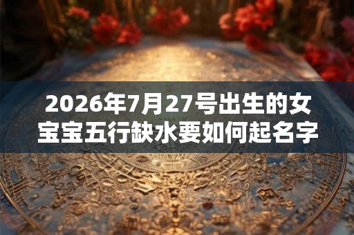 2026年7月27号出生的女宝宝五行缺水要如何起名字