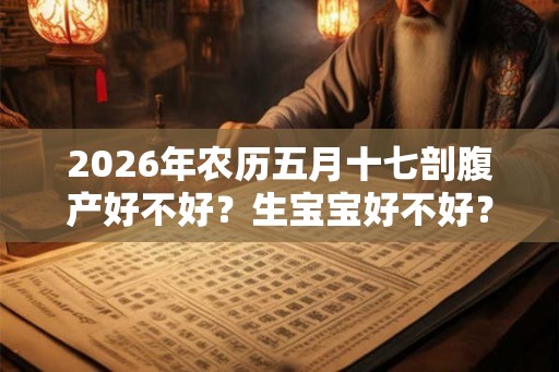 2026年农历五月十七剖腹产好不好？生宝宝好不好？