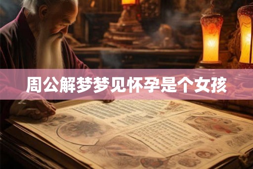 周公解梦梦见怀孕是个女孩