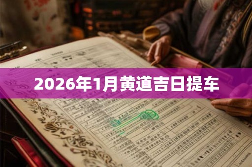 2026年1月黄道吉日提车 2026年1月黄道吉日提车