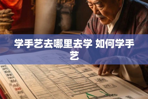 学手艺去哪里去学 如何学手艺