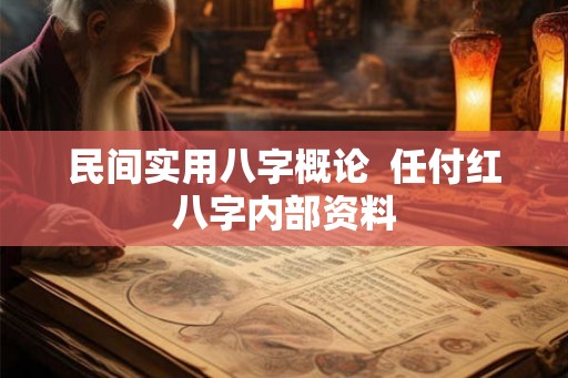 民间实用八字概论  任付红八字内部资料