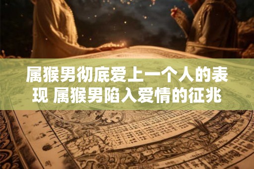 属猴男彻底爱上一个人的表现 属猴男陷入爱情的征兆