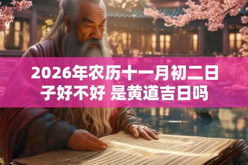 2026年农历十一月初二日子好不好 是黄道吉日吗 2026年农历十一月初二日子好不好 是黄道吉日吗