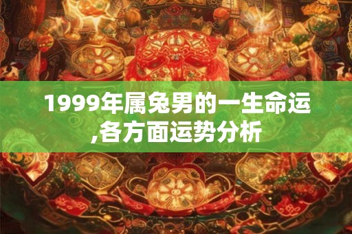 1999年属兔男的一生命运,各方面运势分析