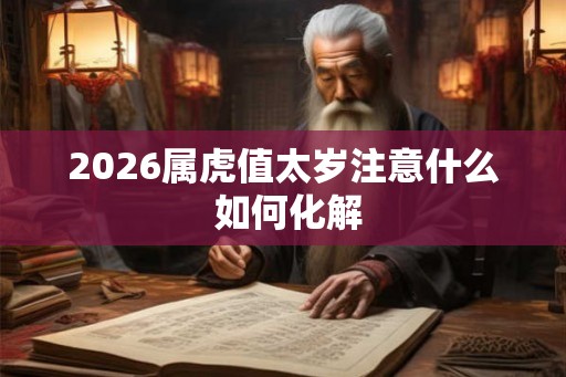 2026属虎值太岁注意什么 如何化解