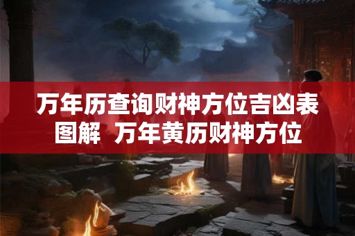 万年历查询财神方位吉凶表图解  万年黄历财神方位