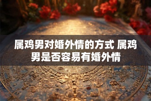 属鸡男对婚外情的方式 属鸡男是否容易有婚外情