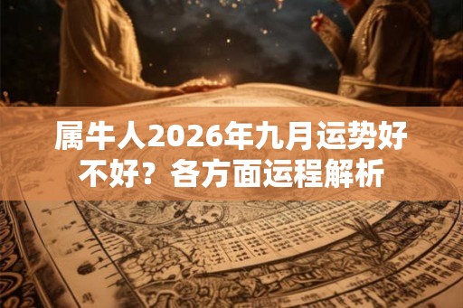 属牛人2026年九月运势好不好？各方面运程解析