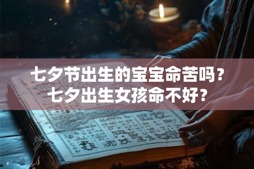 七夕节出生的宝宝命苦吗？七夕出生女孩命不好？