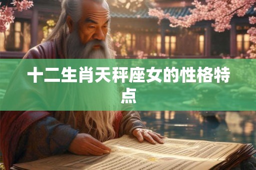 十二生肖天秤座女的性格特点 十二生肖天秤座女的性格特点