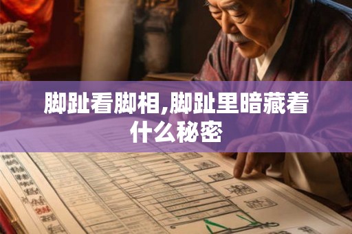 脚趾看脚相,脚趾里暗藏着什么秘密 脚趾看脚相,脚趾里暗藏着什么秘密
