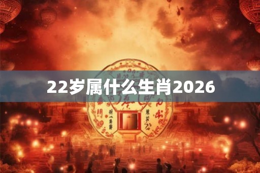 22岁属什么生肖2026