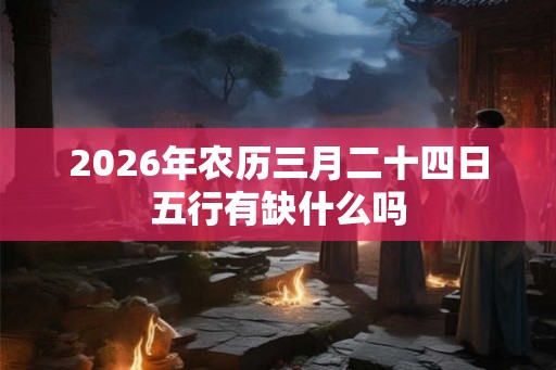 2026年农历三月二十四日五行有缺什么吗