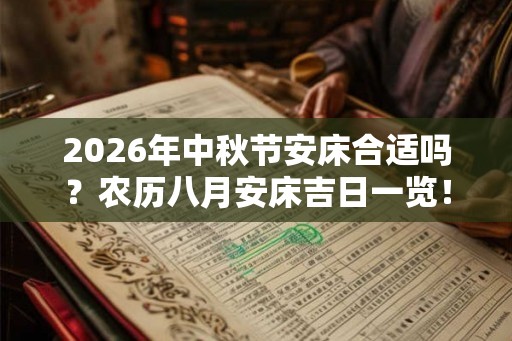 2026年中秋节安床合适吗？农历八月安床吉日一览！