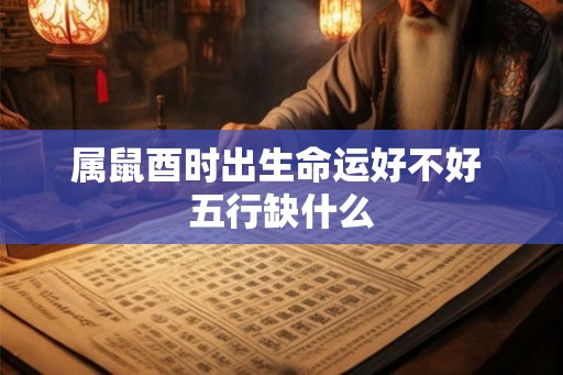 属鼠酉时出生命运好不好 五行缺什么 属鼠酉时出生命运好不好 五行缺什么