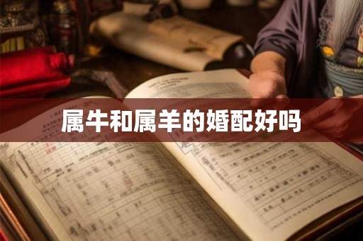 属牛和属羊的婚配好吗