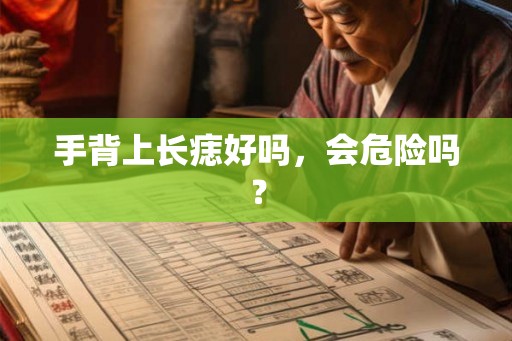 手背上长痣好吗,会危险吗? 手背上长痣好吗,会危险吗?