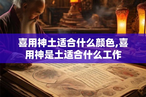 喜用神土适合什么颜色,喜用神是土适合什么工作