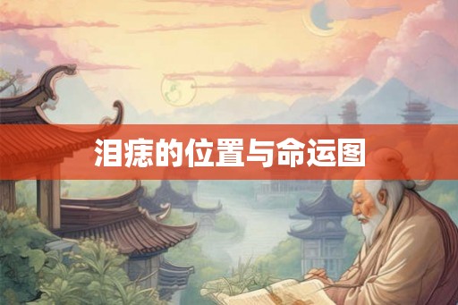 泪痣的位置与命运图