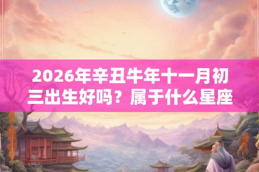 2026年辛丑牛年十一月初三出生好吗？属于什么星座？