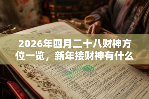 2026年四月二十八财神方位一览，新年接财神有什么注意事项？