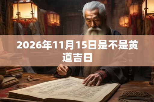 2026年11月15日是不是黄道吉日