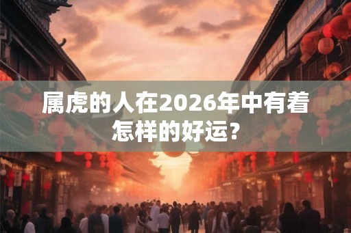 属虎的人在2026年中有着怎样的好运？