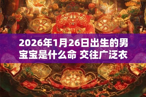 2026年1月26日出生的男宝宝是什么命 交往广泛衣禄丰足