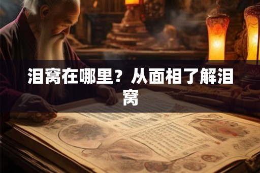 泪窝在哪里？从面相了解泪窝