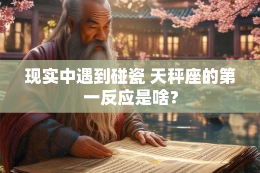 现实中遇到碰瓷 天秤座的第一反应是啥？