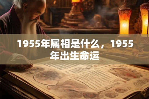 1955年属相是什么，1955年出生命运