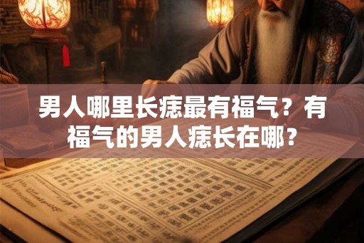 男人哪里长痣最有福气?有福气的男人痣长在哪? 男人哪里长痣最有福气?有福气的男人痣长在哪?