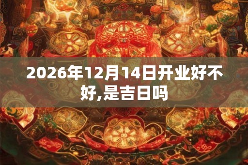 2026年12月14日开业好不好,是吉日吗