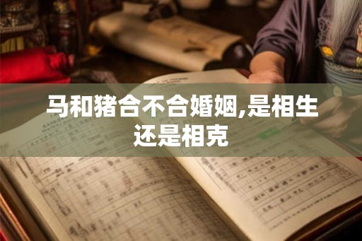 马和猪合不合婚姻,是相生还是相克