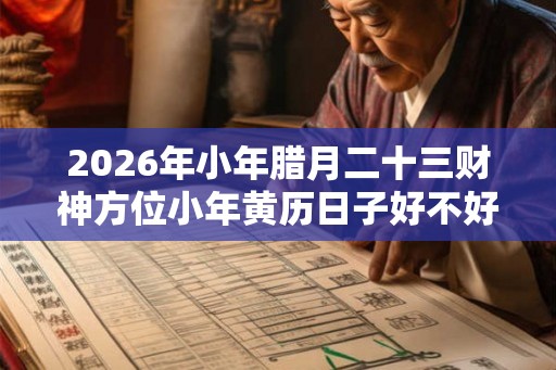 2026年小年腊月二十三财神方位小年黄历日子好不好? 2026年小年腊月二十三财神方位小年黄历日子好不好?