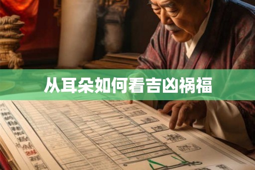 从耳朵如何看吉凶祸福