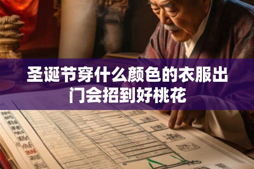 圣诞节穿什么颜色的衣服出门会招到好桃花