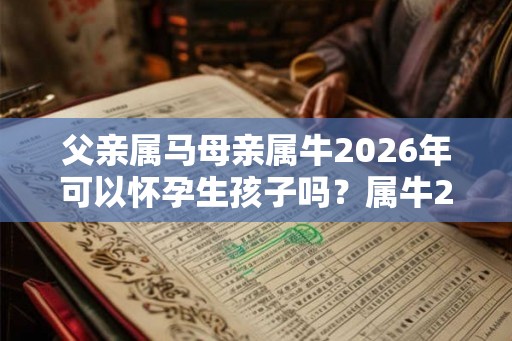 父亲属马母亲属牛2026年可以怀孕生孩子吗？属牛2026年运势？