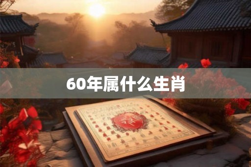 60年属什么生肖 60年属什么生肖