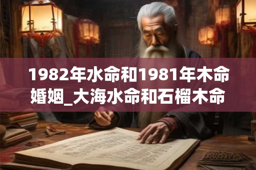 1982年水命和1981年木命婚姻_大海水命和石榴木命
