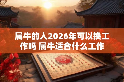 属牛的人2026年可以换工作吗 属牛适合什么工作