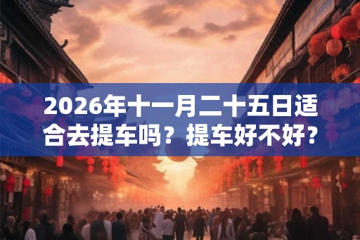 2026年十一月二十五日适合去提车吗?提车好不好? 2026年十一月二十五日适合去提车吗?提车好不好?