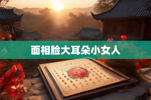 面相脸大耳朵小女人