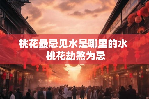 桃花最忌见水是哪里的水  桃花劫煞为忌