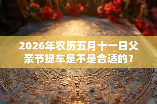 2026年农历五月十一日父亲节提车是不是合适的？