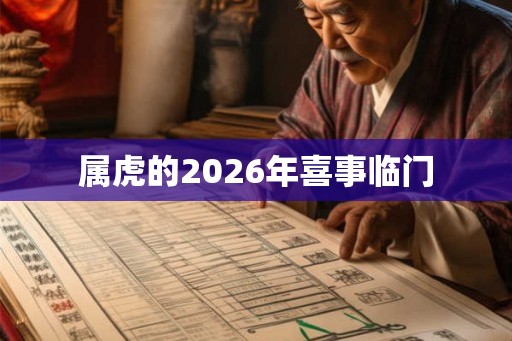 属虎的2026年喜事临门