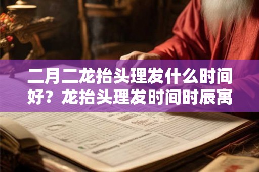 二月二龙抬头理发什么时间好？龙抬头理发时间时辰寓意
