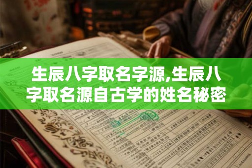 生辰八字取名字源,生辰八字取名源自古学的姓名秘密